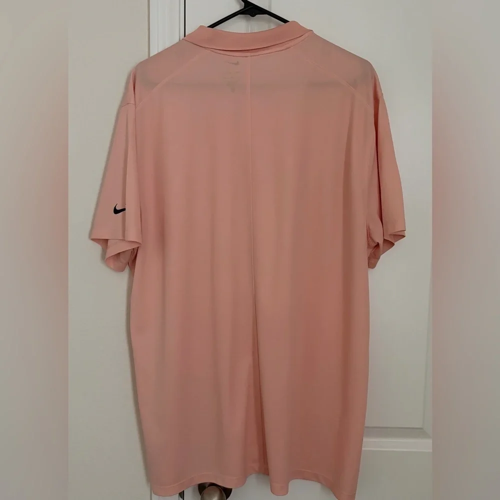 Nike Men's Light Pink Polo Shirt